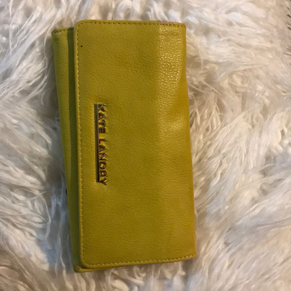 Lime green wallet